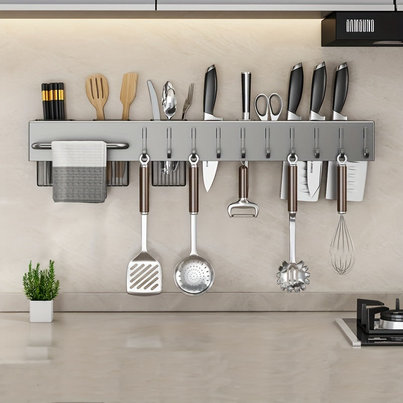 Küchenmesserhalter ohne Bohren – Wandhaken & Besteckorganizer