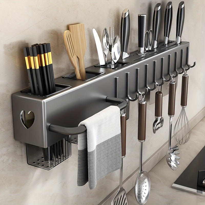 Küchenmesserhalter ohne Bohren – Wandhaken & Besteckorganizer
