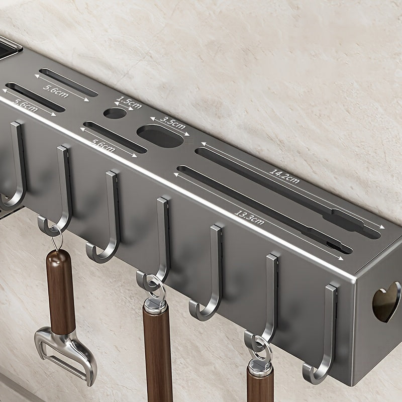 Küchenmesserhalter ohne Bohren – Wandhaken & Besteckorganizer