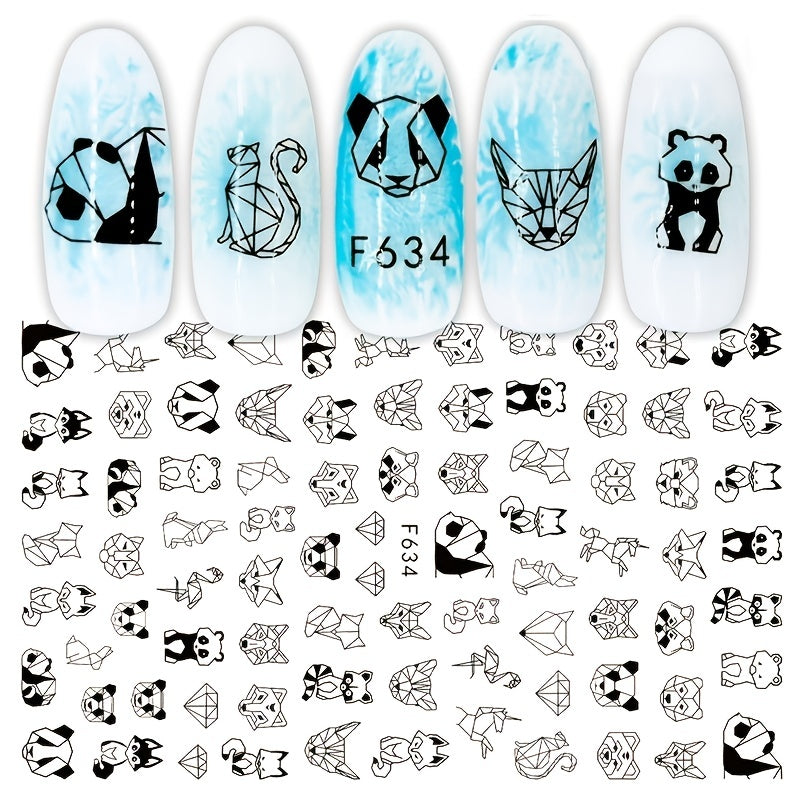 Nagelsticker mit Herz & Blumenmuster – DIY Nagelkunst