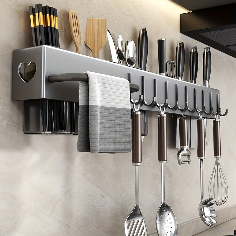 Küchenmesserhalter ohne Bohren – Wandhaken & Besteckorganizer