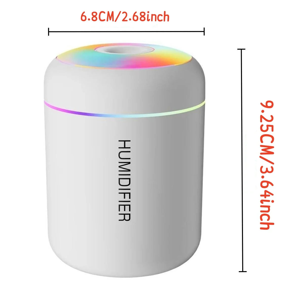 Mini-Luftbefeuchter mit USB & Aromadiffusor – 180 ml