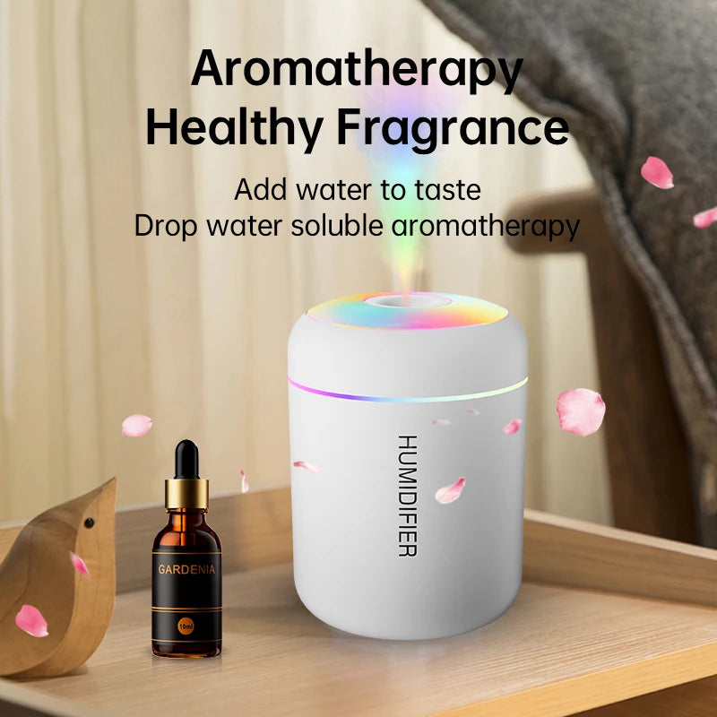 Mini-Luftbefeuchter mit USB & Aromadiffusor – 180 ml