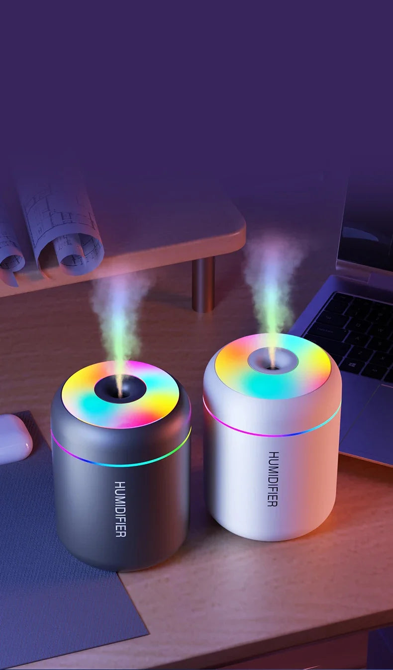 Mini-Luftbefeuchter mit USB & Aromadiffusor – 180 ml
