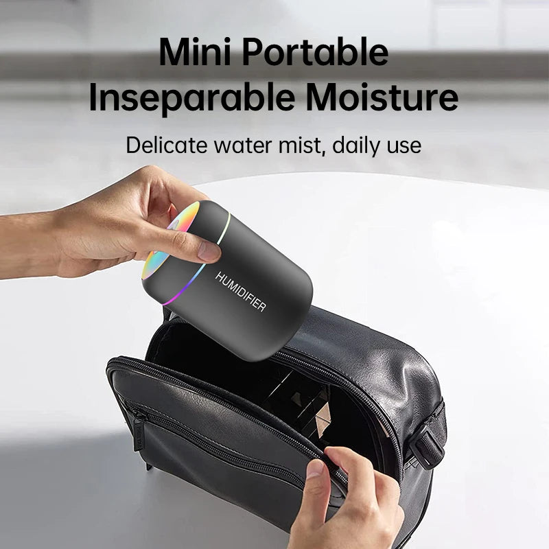 Mini-Luftbefeuchter mit USB & Aromadiffusor – 180 ml