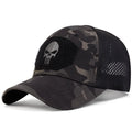 Unisex Baseballkappe mit Totenkopf-Stickerei – Verstellbar & Atmungsaktiv